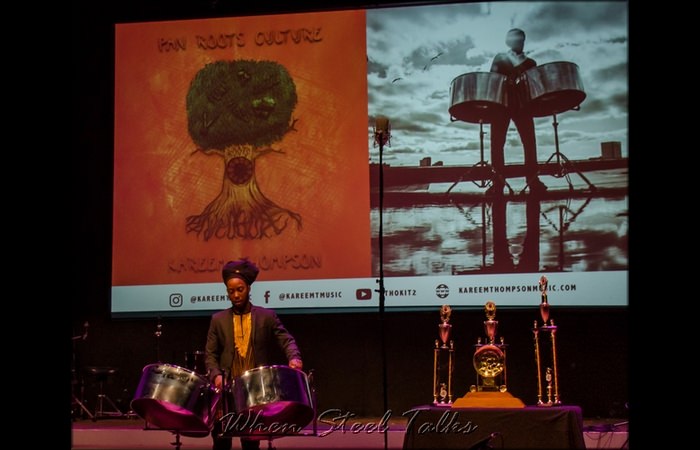 Kareem Thompson on stage