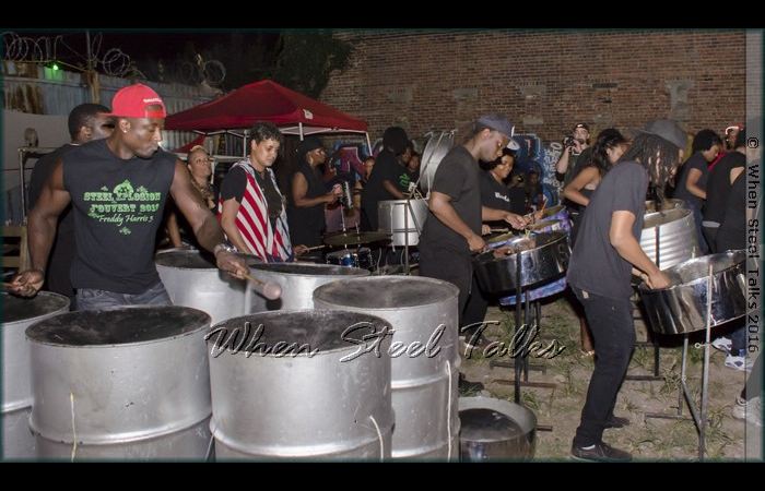 Steel-X-Plosion USA performs at Despers USA's 2016 Band launch