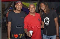 Travis Roberts, Hue Loy and Jahlani Roberts at Despers USA's 2016 band launch