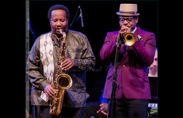 Saxophonist Charles Daugherty and Étienne Charles