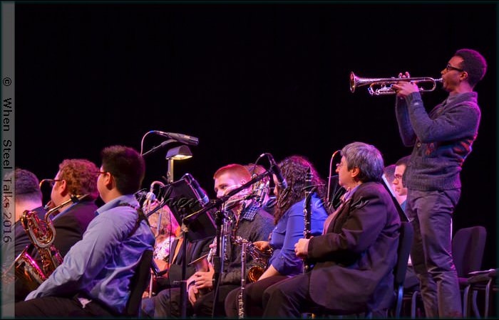 The Brooklyn College Big Band conducted by Arturo O’Farrill