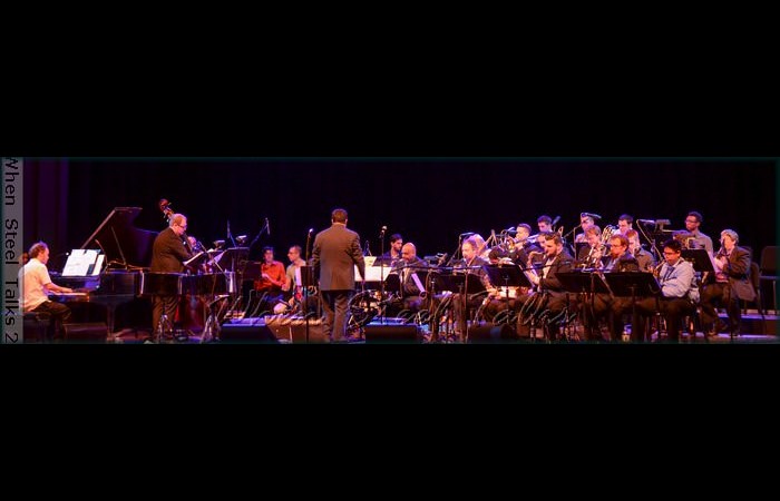 The Brooklyn College Big Band conducted by Arturo O’Farrill