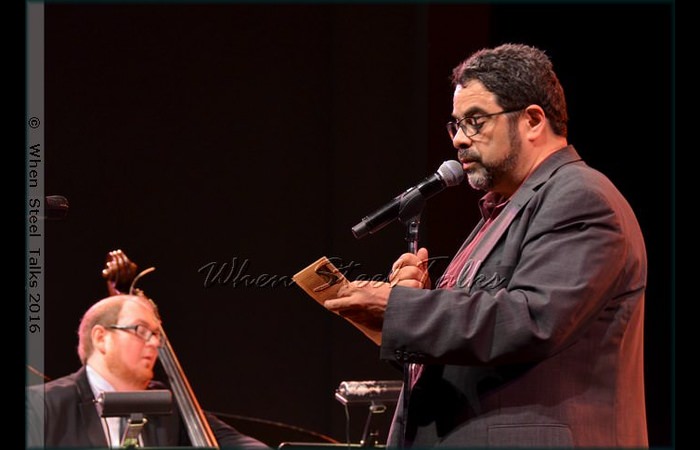Arturo O’Farrill addresses the audience