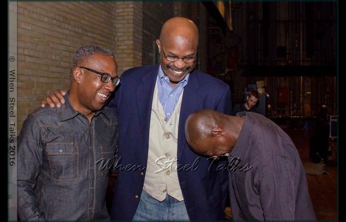 Steepanist Garvin Blake with Ronald Smart and drummer Damon DueWhite at Brooklyn College