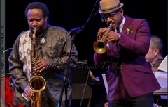 Saxophonist Charles Daugherty and Étienne Charles