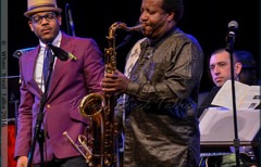 Saxophonist Charles Daugherty and Étienne Charles
