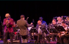 Étienne Charles performs with the Brooklyn College Big Band conducted by Arturo O’Farrill