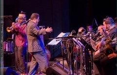 The Brooklyn College Big Band conducted by Arturo O’Farrill