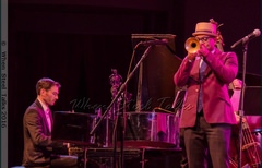 Étienne Charles performs with the Brooklyn College Big Band conducted by Arturo O’Farrill