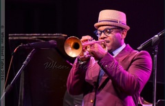 Étienne Charles performs with the Brooklyn College Big Band