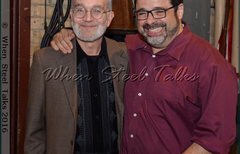 Host and moderator Ray Allen, left, with Grammy Award winner and band leader Arturo O’Farrill