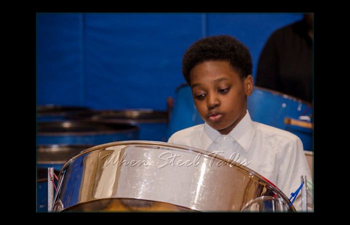 Meyer Levin Steel Orchestra performs and entertains before the start of the meeting
