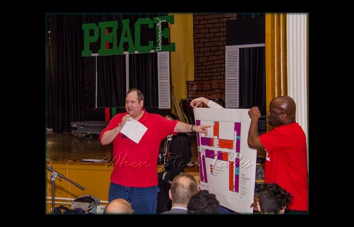 With charts of Meyer Levin's existing third floor plan and usage - Rocco Romano illustrates the lack of any room for the proposed charter school