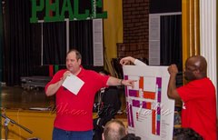 With charts of Meyer Levin's existing third floor plan and usage - Rocco Romano illustrates the lack of any room for the proposed charter school