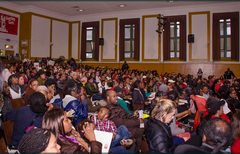 Packed house at the meeting