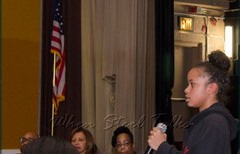 Meyer Levin alum, now attending LaGuardia High School Of Music Art and Performing Arts, speaks out against the proposed charter school co-location