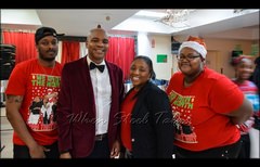Hunte, Travis Roberts (CASYM President), Michelle Williams-Pierre-Louis, and Lakeisha Danglade at the organizations 2018 Christmas Concert