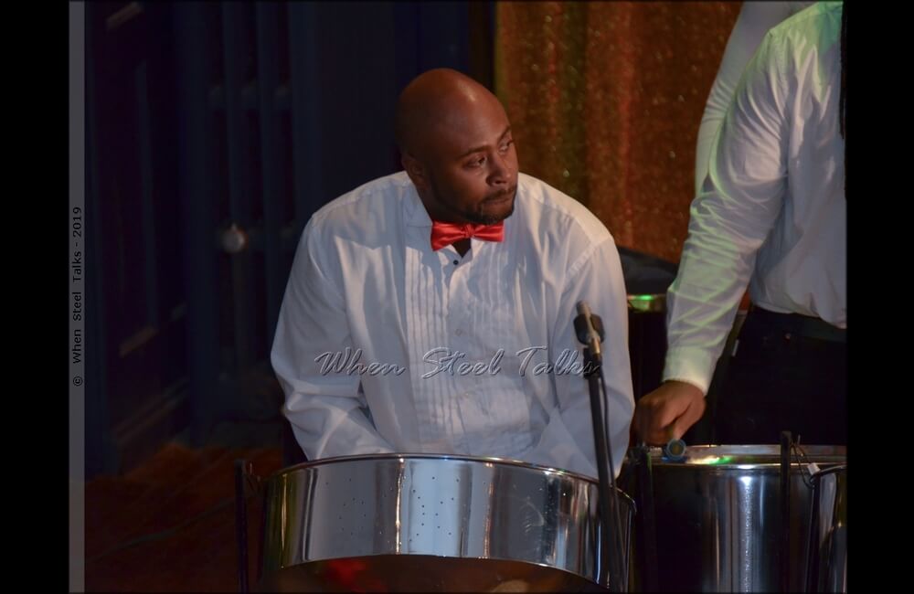 Wayne Bernard, leader of Pan Evolution Steel Orchestra