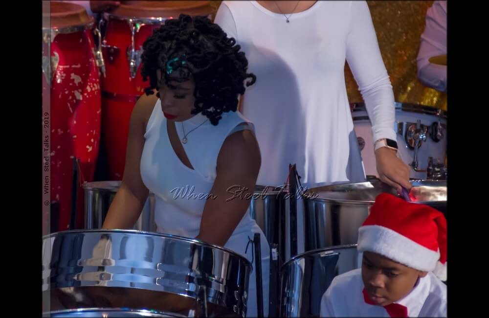 Shania Chance with Pan Evolution Steel Orchestra