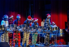 The Meyer Levin Advanced Steel Band performs Silent Night