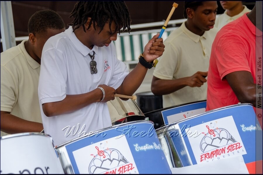 Eruption Steel Orchestra performs