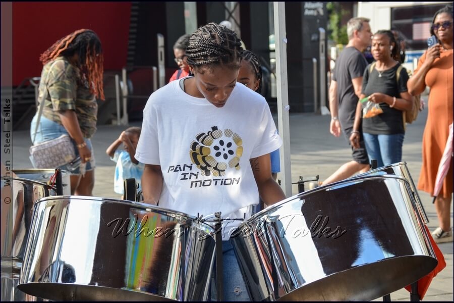 Pan in Motion performs at the Counterpoint: Brooklyn Steel Pan Fête event
