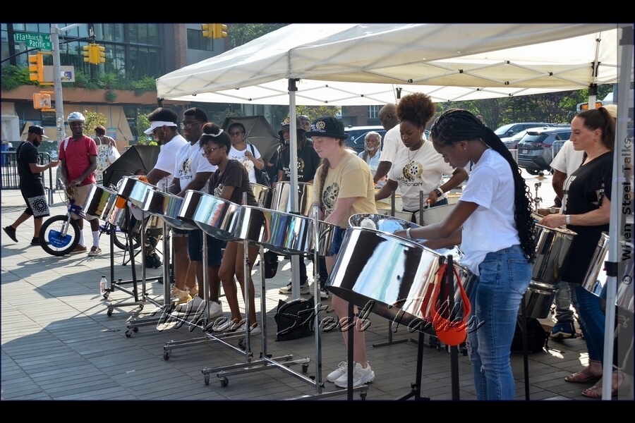 Pan in Motion performs at the Counterpoint: Brooklyn Steel Pan Fête event
