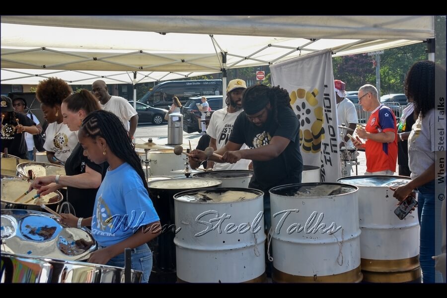 Pan in Motion performs