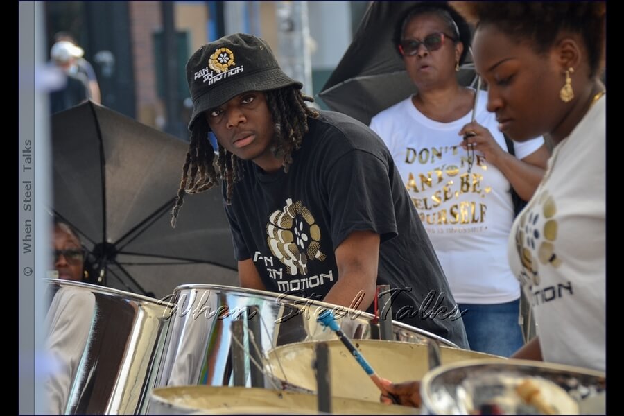 Pan in Motion performs at the Counterpoint: Brooklyn Steel Pan Fête event