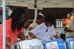 Eruption Steel Orchestra performs at the Counterpoint: Brooklyn Steel Pan Fête event