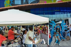 Eruption Steel Orchestra performs at the Counterpoint: Brooklyn Steel Pan Fête event