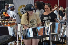 Pan in Motion performs at the Counterpoint: Brooklyn Steel Pan Fête event
