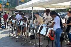 Pan in Motion performs at the Counterpoint: Brooklyn Steel Pan Fête event