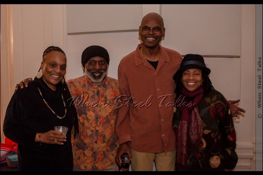 Second from left to right: Kurt Rogers, Keith Inniss, with wife Angela Howard