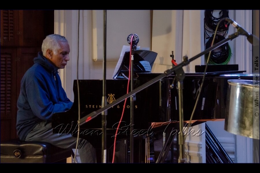 Frankie McIntosh on piano