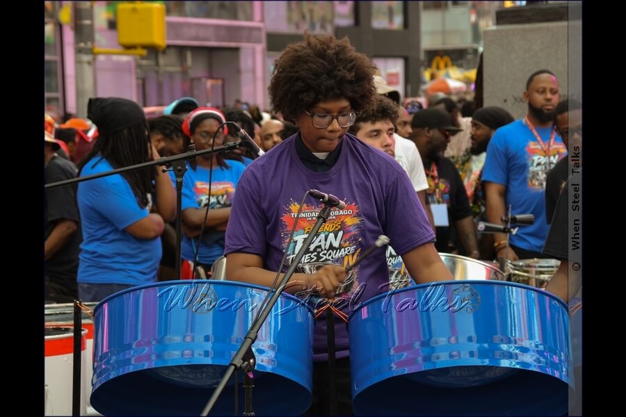 PULSE (Pan Unleashes Life-Sustaining Energy) Steel Band performs at Pan in Times Square IV