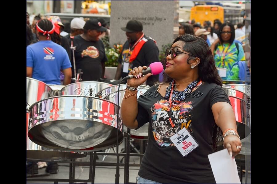 One of the hosts of Pan In Times Square IV, Natasha Wilson aka “Princess Natasha”