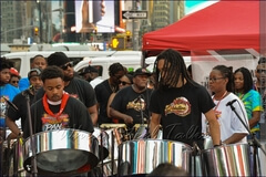 Pan Evolution Steel Orchestra performs at Pan In Times Square IV