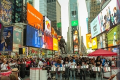 Pan Evolution Steel Orchestra performs at Pan In Times Square IV