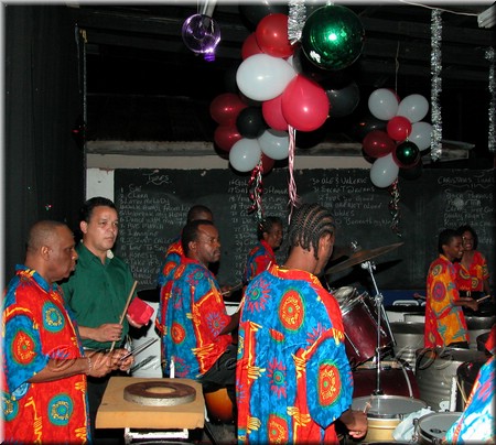 SilverStars arranger Edwin Pouchet is in green shirt.JPG